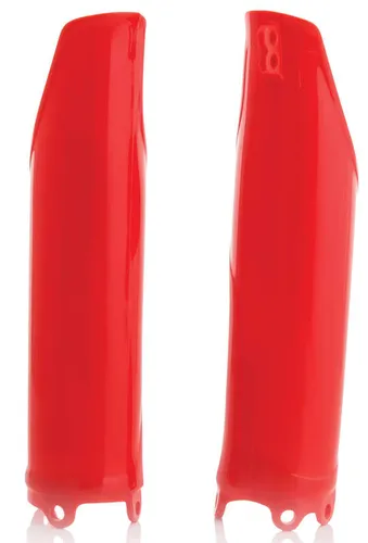 Acerbis Red Lower Fork Cover Protector Guard Set