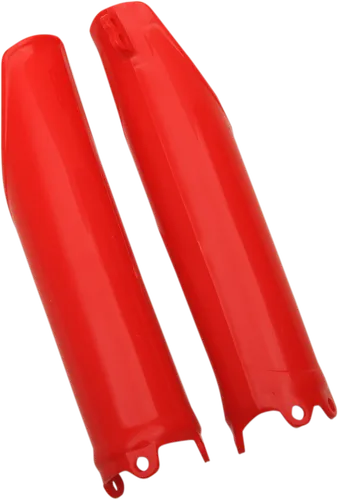 Acerbis Red Lower Fork Cover Protector Guard Set