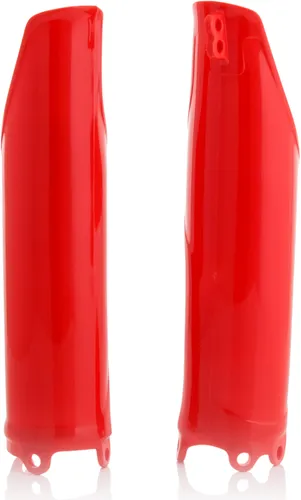 Acerbis Red Lower Fork Cover Protector Guard Set