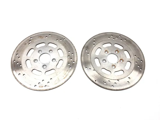 Left Right Front Brake Disc Rotors Set 1988 Harley Electra Glide Sport FLHS