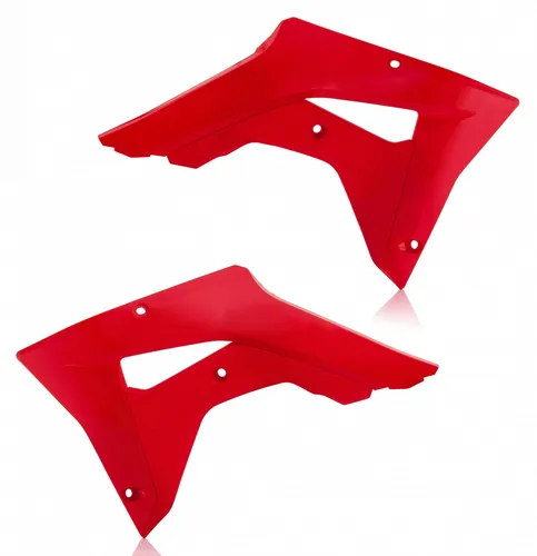Acerbis Left Right Radiator Shrouds Red