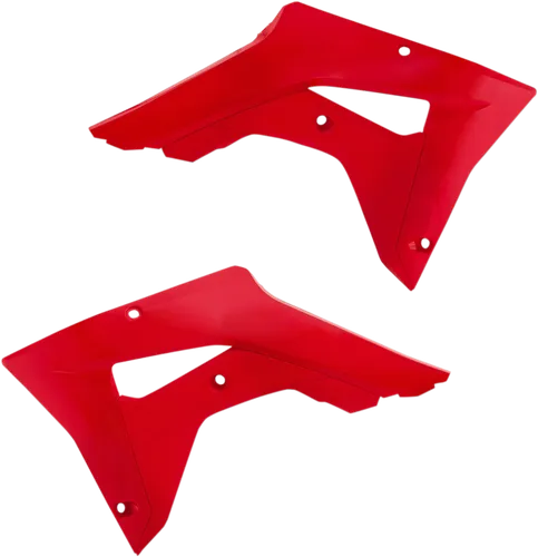 Acerbis Left Right Radiator Shrouds Red