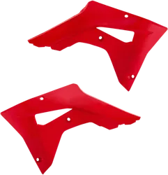 Acerbis Left Right Radiator Shrouds Red