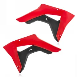Acerbis Left Right Radiator Shrouds Red Black