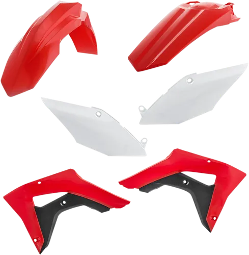 Acerbis Plastic Fender Body Kit Red White Black