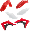 Acerbis Plastic Fender Body Kit Red White Black