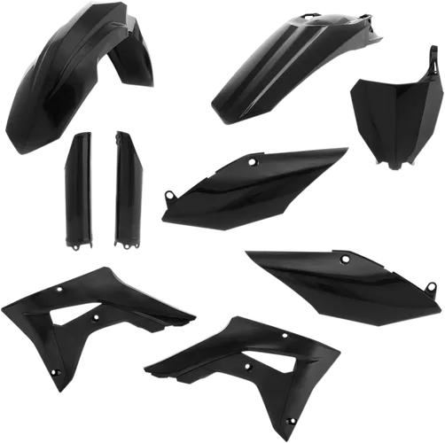 Acerbis Complete Plastic Fender Body Kit Black