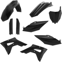 Acerbis Complete Plastic Fender Body Kit Black