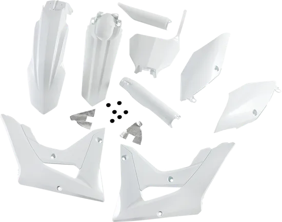 Acerbis Complete Plastic Fender Body Kit White