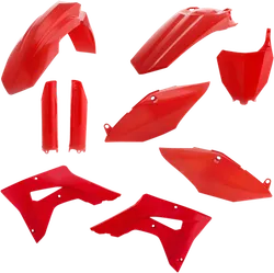 Acerbis Complete Plastic Fender Body Kit Red