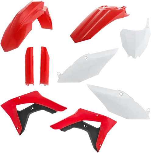 Acerbis Complete Plastic Fender Body Kit OE Red/White/Black