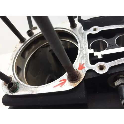 Engine Left Right Center Cases 2006 Harley Electra Glide Ultra FLHTCUI 2802A x 5