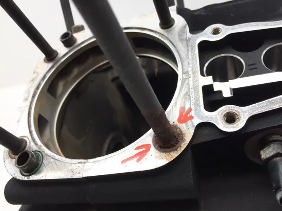 Engine Left Right Center Cases 2006 Harley Electra Glide Ultra FLHTCUI 2802A x