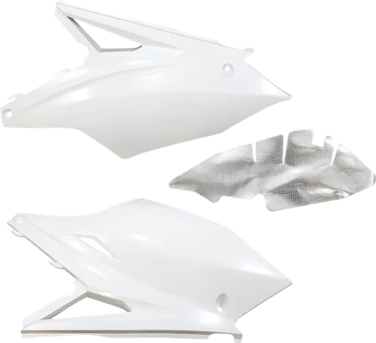 Acerbis Side Panel Number Plates White