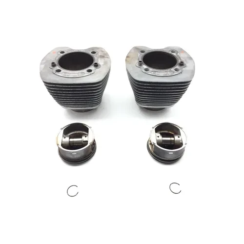 Front Rear Cylinder Jugs w Pistons 04 Harley-Davidson Electra Glide FLHT 2799A 3
