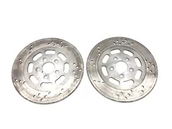 Left Right Front Brake Disc Rotors Set 1987 Harley Electra Glide FLHT 2760A