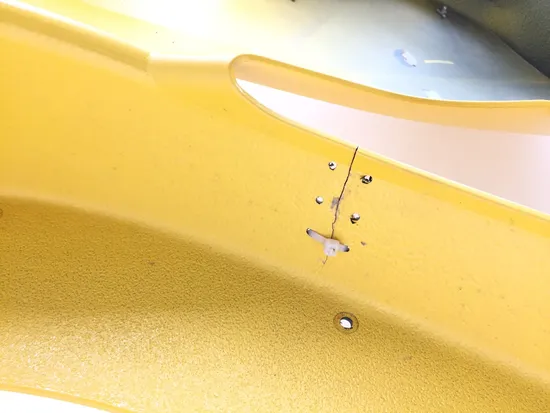 Left Driver Side Rear Fender 2016 Yamaha YXZ1000R 2810A x