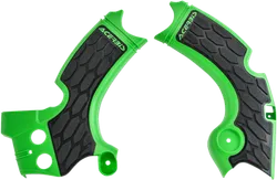 ACERBIS X Grip Frame Guards Green Black
