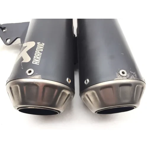 Akrapovic Slip-on Exhaust Stock Headers 2015 Ducati Scrambler Enduro 2814A x 3