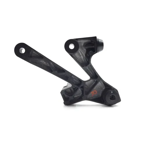 Right Rear Back Passenger Peg Bracket Side 06 Kawasaki Ninja ZX14 ZX1400A 2825A 7