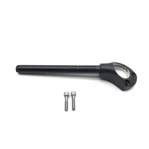 Left Clip-On Clip Side Handle Bar 2006 Kawasaki Ninja ZX14 ZX1400A 2825A 3