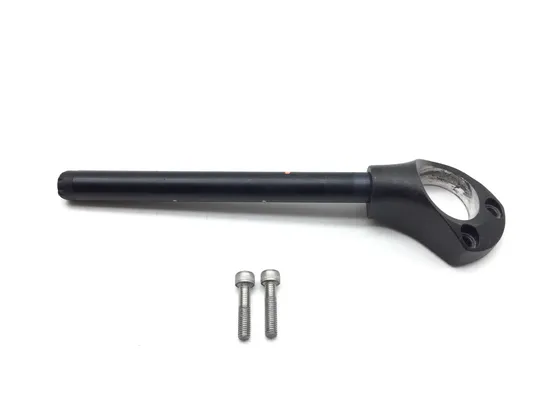 Left Clip-On Clip Side Handle Bar 2006 Kawasaki Ninja ZX14 ZX1400A 2825A