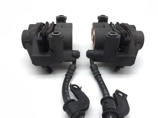 Left Right Front Brake Calipers Pads Set 2005 Yamaha YZF R6 2827A 6