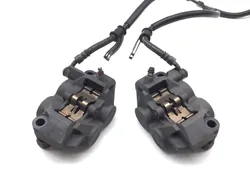 Left Right Front Brake Calipers Pads Set 2005 Yamaha YZF R6 2827A