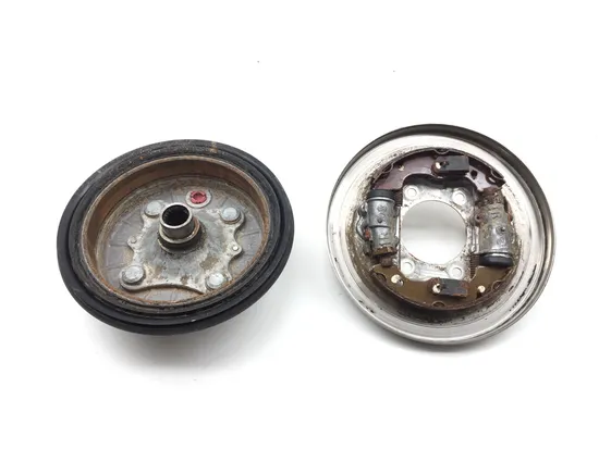 Front Drum Brake Backing Assembly Right 1998 Honda Foreman TRX400FW 4x4 2831A x