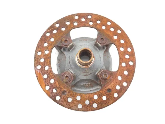 Front Wheel Hub with Rotor A 2003 Kawasaki Prairie 360 KVF360A 4x4 2834A PARTS