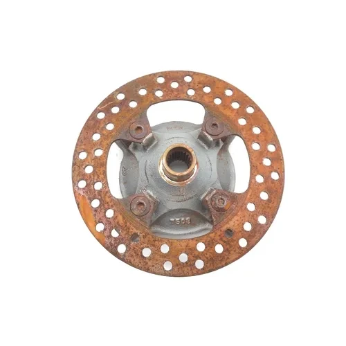 Front Wheel Hub with Rotor A 2003 Kawasaki Prairie 360 KVF360A 4x4 2834A PARTS 3