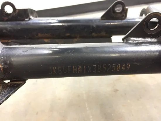 Frame Chassis 2003 Kawasaki Prairie 360 KVF360A 4x4 2834A