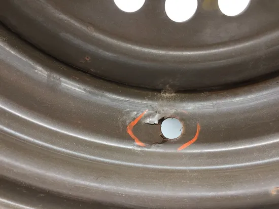 12  Front Wheel B 2003 Kawasaki Prairie 360 KVF360A 4x4 2834A x