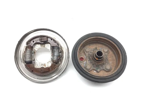 Front Drum Brake Backing Assembly Left 2001 Honda Rancher 350 TRX350FM 4x4 2824A