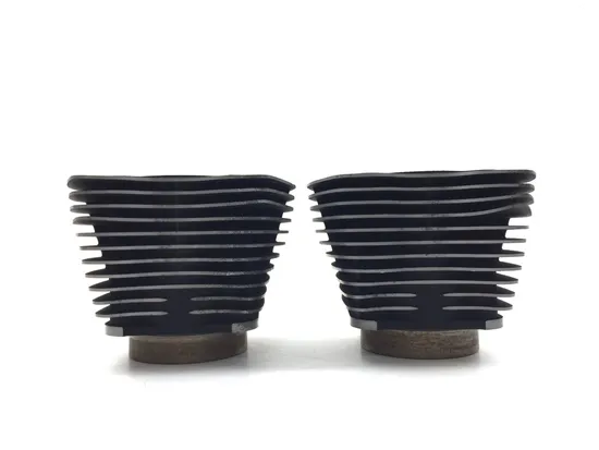 Front Rear Cylinder Jug Set 2007 Harley-Davidson Dyna Street Bob FXDB 2842A