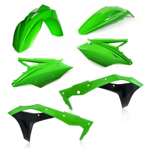 Acerbis Plastic Fender Body Kit Green Black