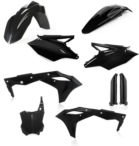 Acerbis Complete Plastic Fender Body Kit Black