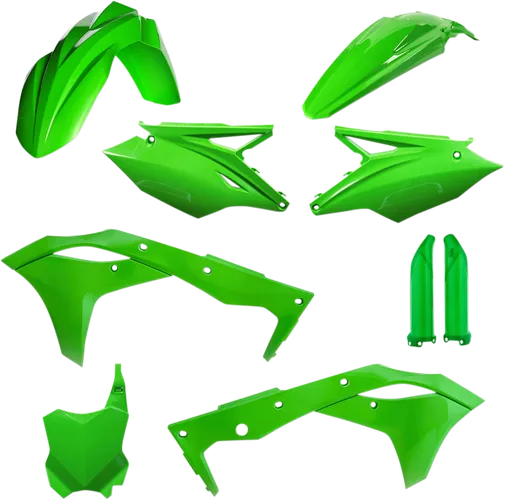 Acerbis Complete Plastic Fender Body Kit Green