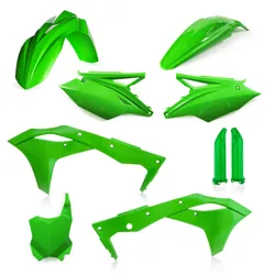 Acerbis Complete Plastic Fender Body Kit Green
