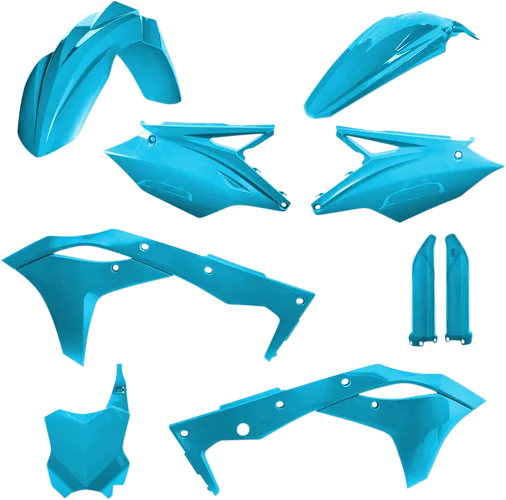 Acerbis Complete Plastic Fender Body Kit Light Blue