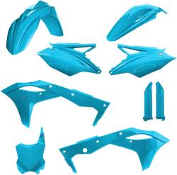 Acerbis Complete Plastic Fender Body Kit Light Blue