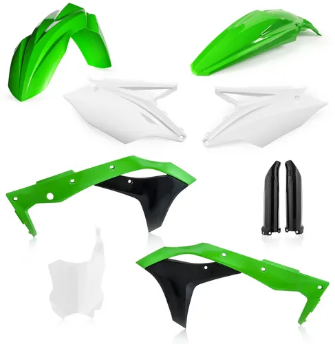 Acerbis Complete Plastic Fender Body Kit 18 OE Green/White/Black