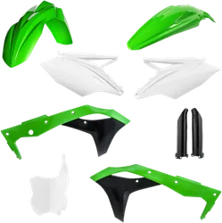 Acerbis Complete Plastic Fender Body Kit 18 OE Green/White/Black