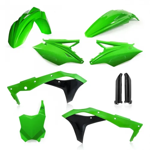 Acerbis Complete Plastic Fender Body Kit 20 OE Green/White/Black 1
