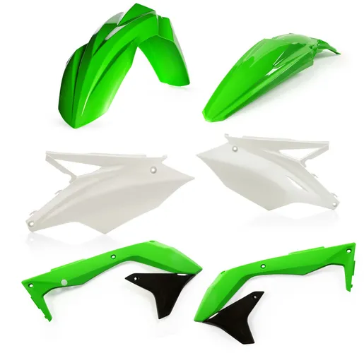 Acerbis Plastic Fender Body Kit Green White Black