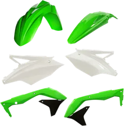 Acerbis Plastic Fender Body Kit Green White Black