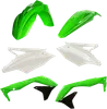 Acerbis Plastic Fender Body Kit Green White Black