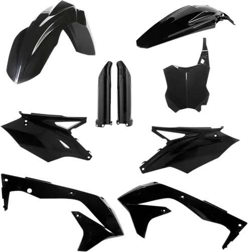 Acerbis Complete Plastic Fender Body Kit Black