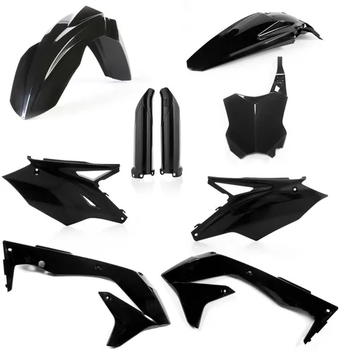 Acerbis Complete Plastic Fender Body Kit Black
