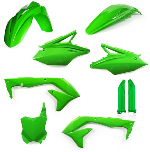 Acerbis Complete Plastic Fender Body Kit Green